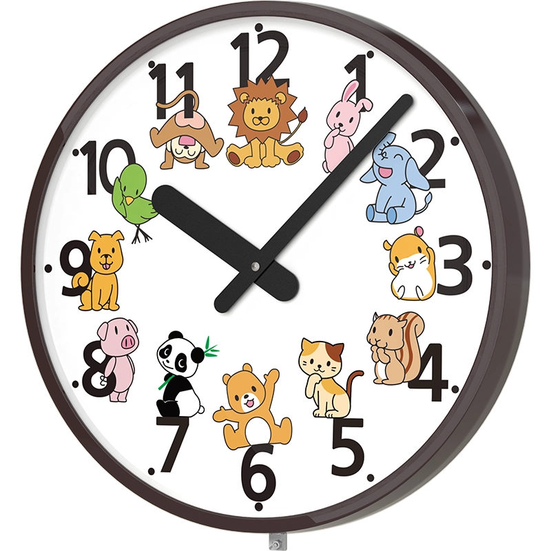 キャラクター文字板 屋外対応壁掛子時計