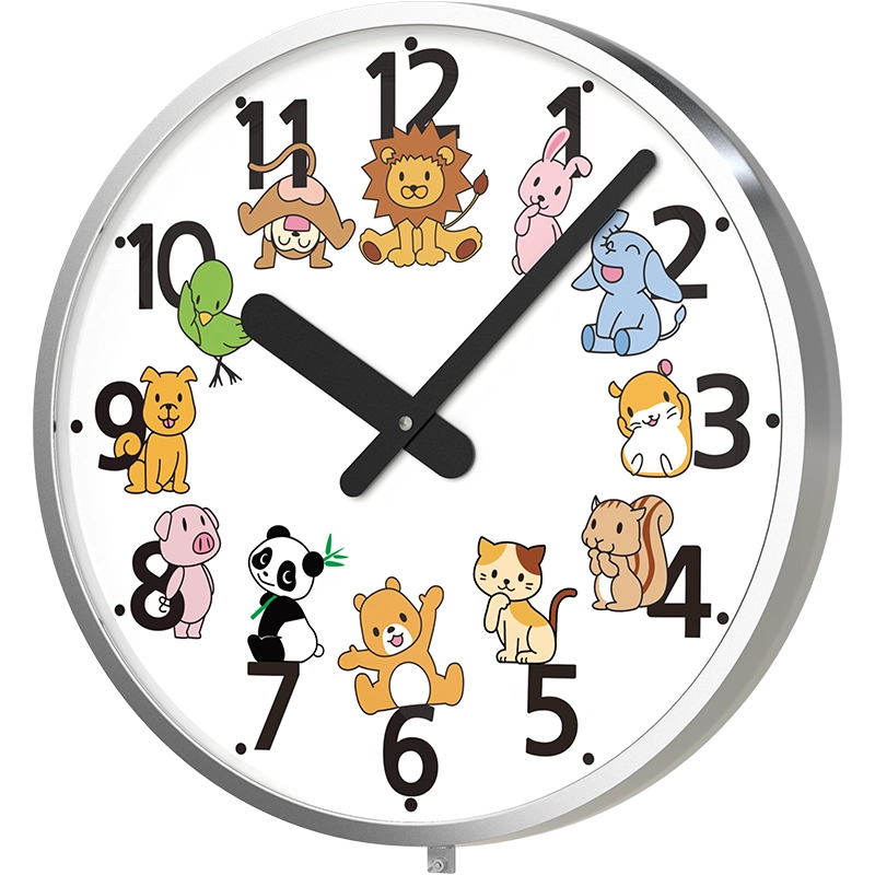 キャラクター文字板 屋外対応壁掛子時計