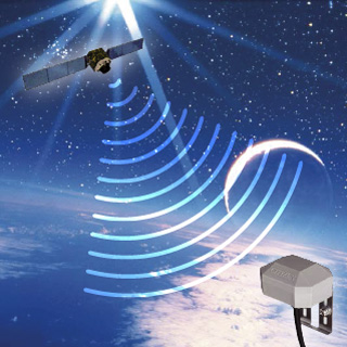 GPS衛星電波は方位に関係なくとどいて受信できます