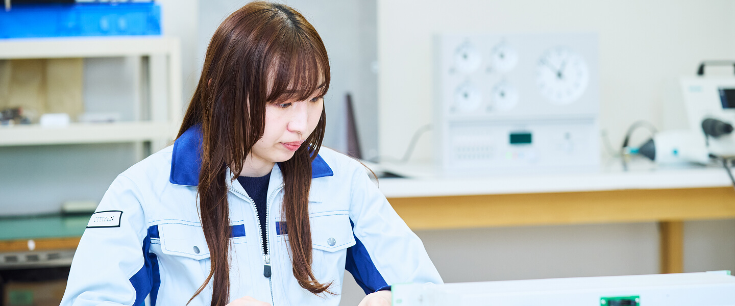 化学の世界から、電子機器メーカーにチャレンジ